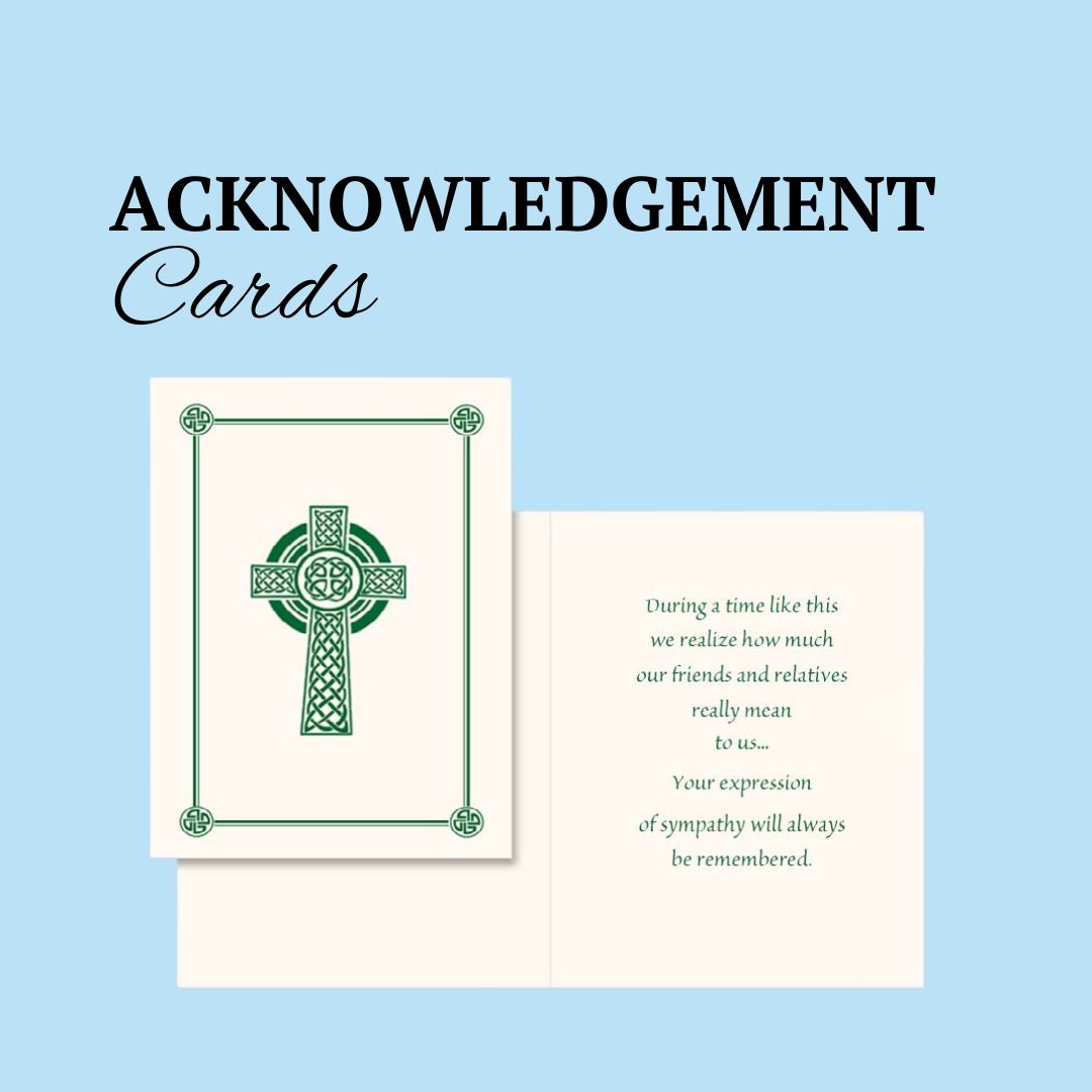 Acknowledgment Card - Celtic