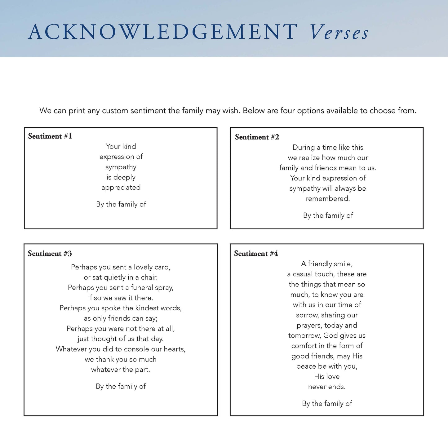 Acknowledgment Card - Roses