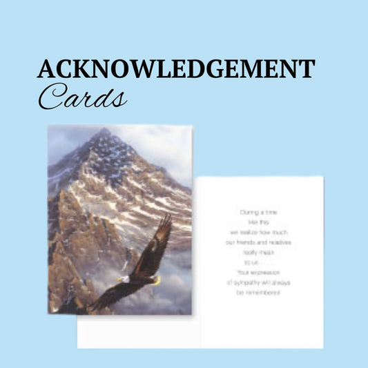 Acknowledgment Card - On Freedom Wings